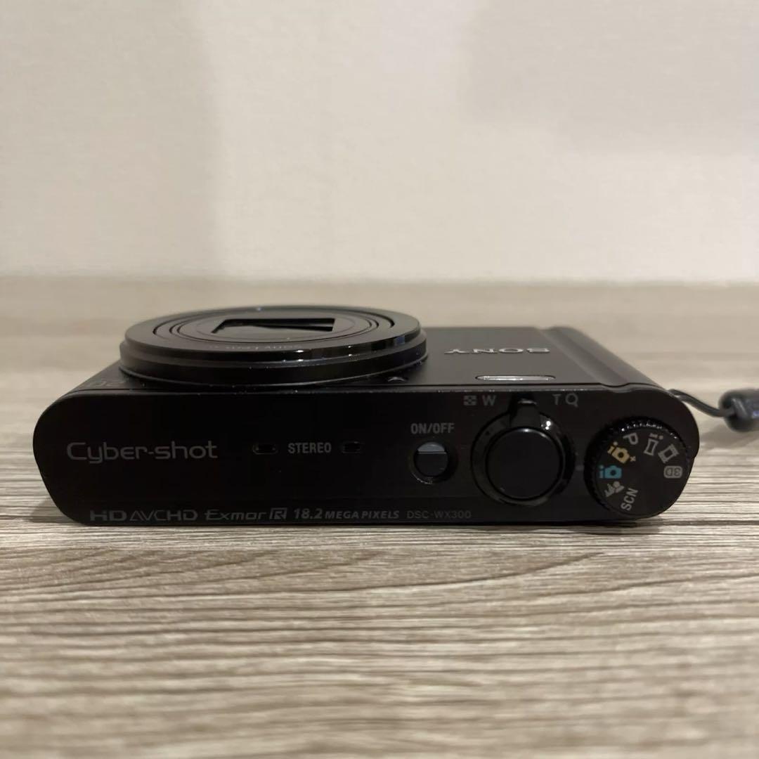 1755.SONY Cyber Shot デジカメ DSC-WX300 ブラック