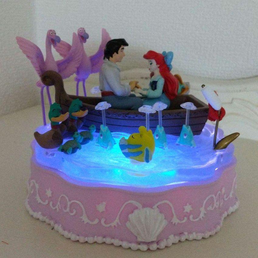 ディズニーストア リトルマーメイド アリエル＆エリック LED