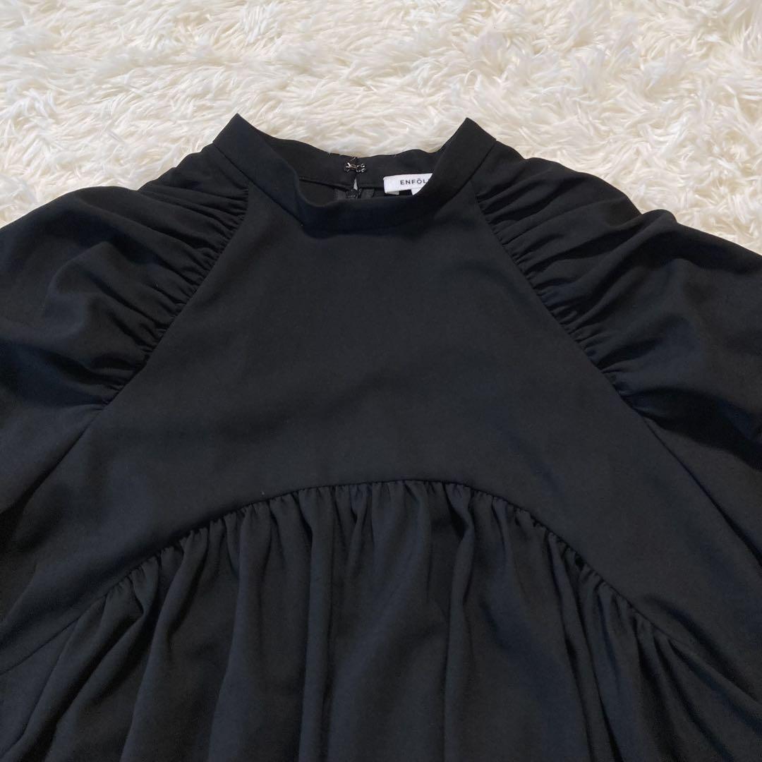 エンフォルド ギャザーフリルTシャツブラウス レディース SIZE