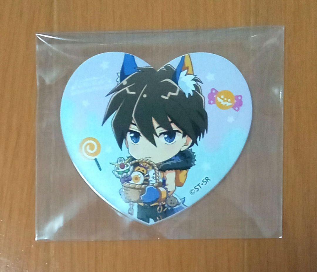 ガンダムカフェ ハロウィン ハート形 マグネット バッジ ガンダムW