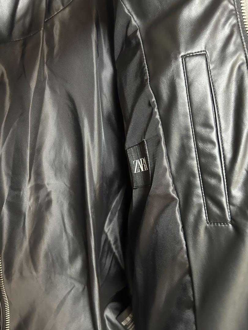 ZARA クロップドパフダウンジャケット