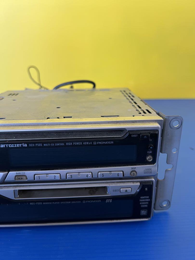 カロッツェリア DEH-P505+MDS-P505バックラ イト交換済 スペアナ