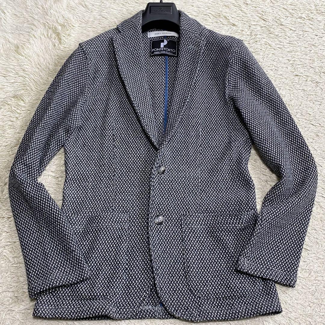 【美品】メンズメルローズ×PONTETORTO テーラードジャケット Lサイズ
