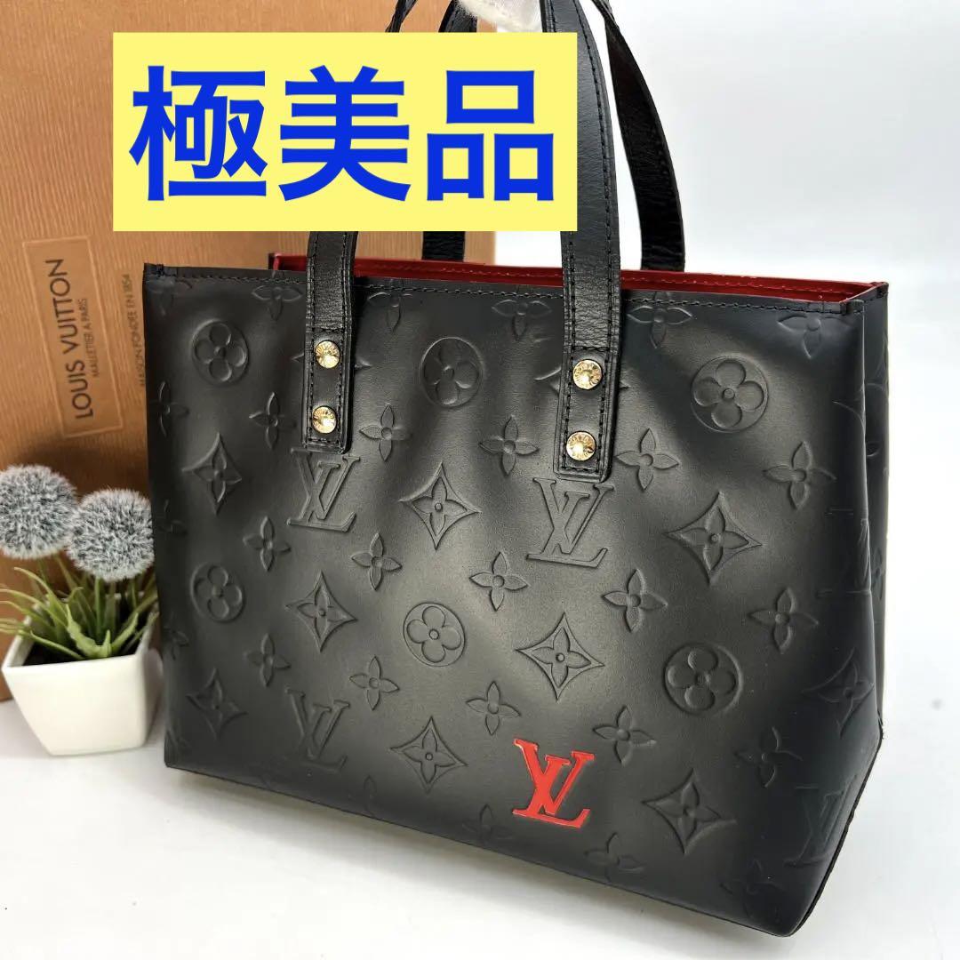 ルイヴィトン Sv9ヴェルニ モノグラムリードPMバッグフューシャ　トートバッグ