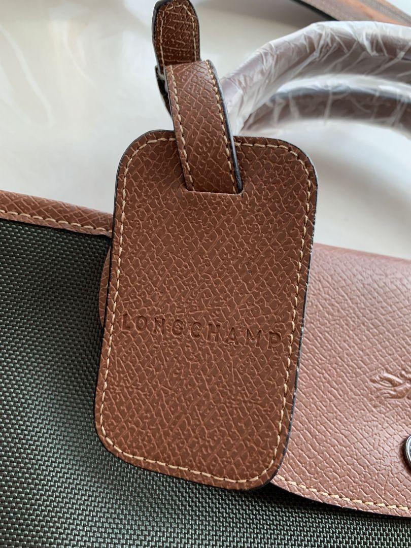 Longchamp 大容量 男女兼用 2way バッグ # グリーン
