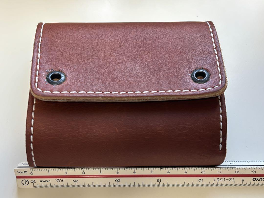 RED WING/レザー/財布/バイカー/ライダース/ウォレット/赤茶/未使用