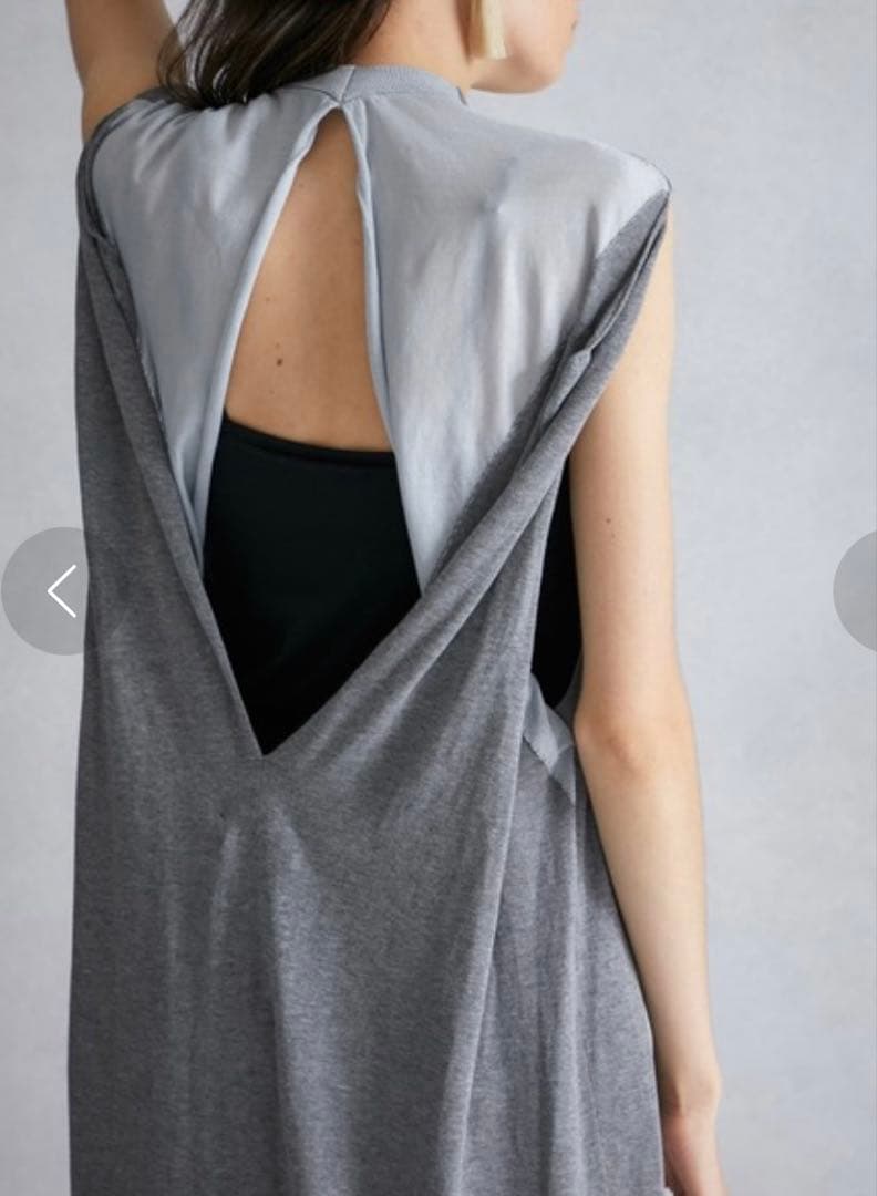 TOGA PULLA ハイゲージ サマー ニット ワンピース ブラック TOGA PULLA ハイゲージ サマー ニット ワンピース ブラック