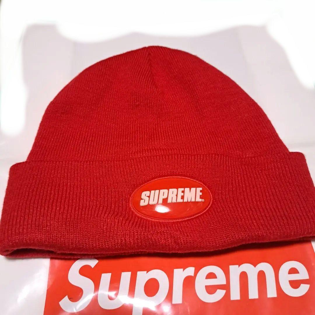 帽子 SUPREME Rubber Patch Beanie 18ss