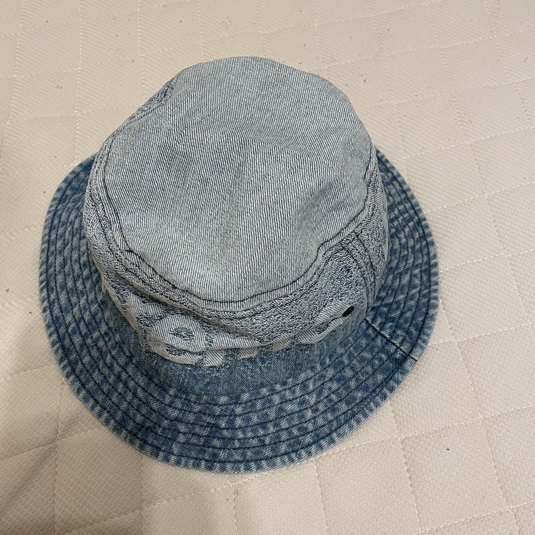 Supreme Fade Jacquard Denim Crusher 帽子
