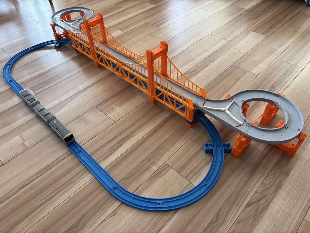 プラレール　プラロード大鉄橋&マリンライナーセット　ジャンク品