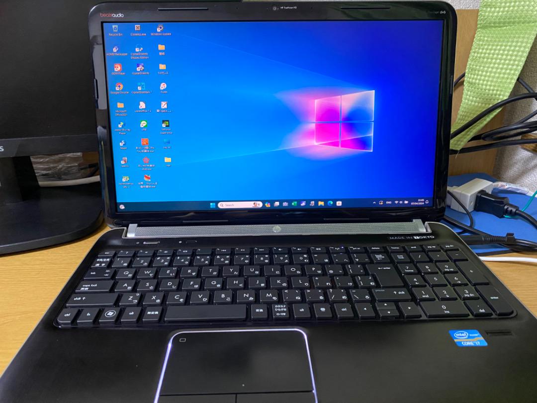 hp Pavilion dv6 Core i7-2670QM/メモリ8GB