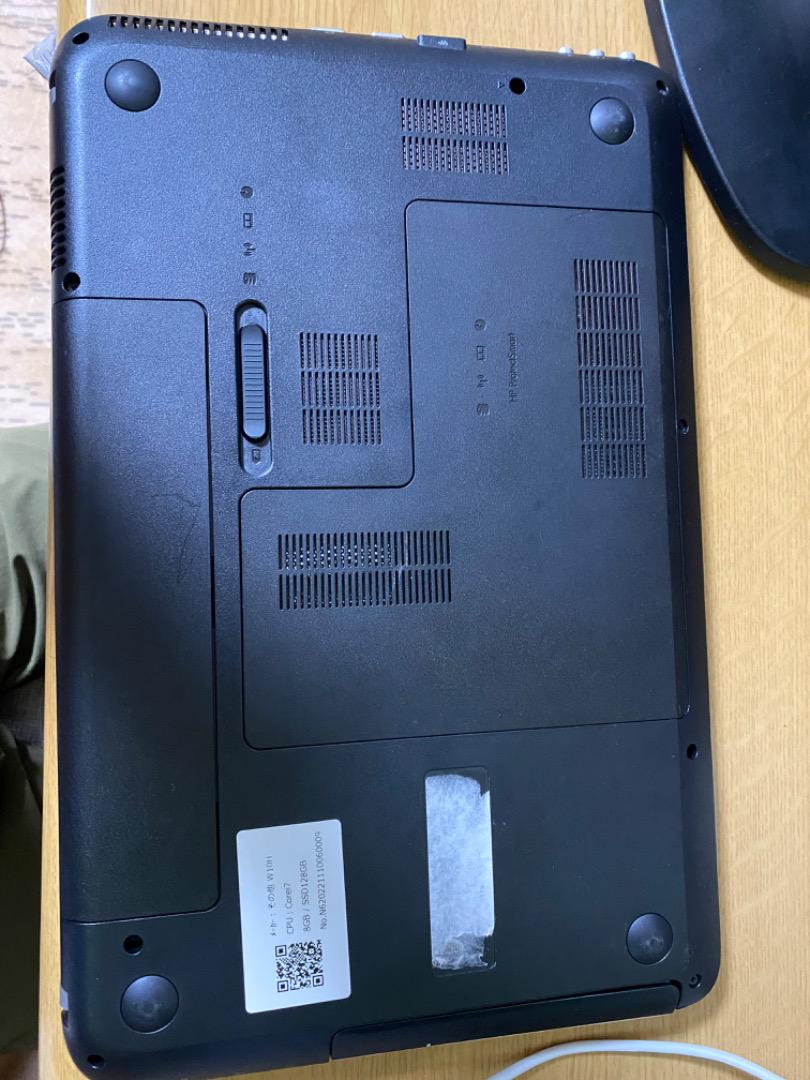 hp Pavilion dv6 Core i7-2670QM/メモリ8GB