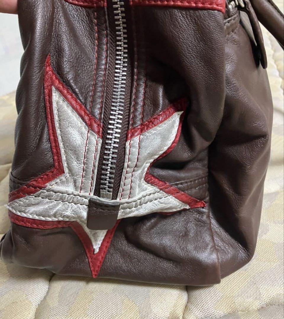tough jeansmith タフジーンズ　レザーボストンバック　ヴィンテージ tough jeansmith タフジーンズ レザーボストンバック