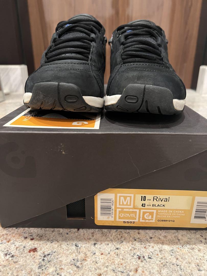 希少 GRAVIS × GOODENOUGH Rival BLACK US10