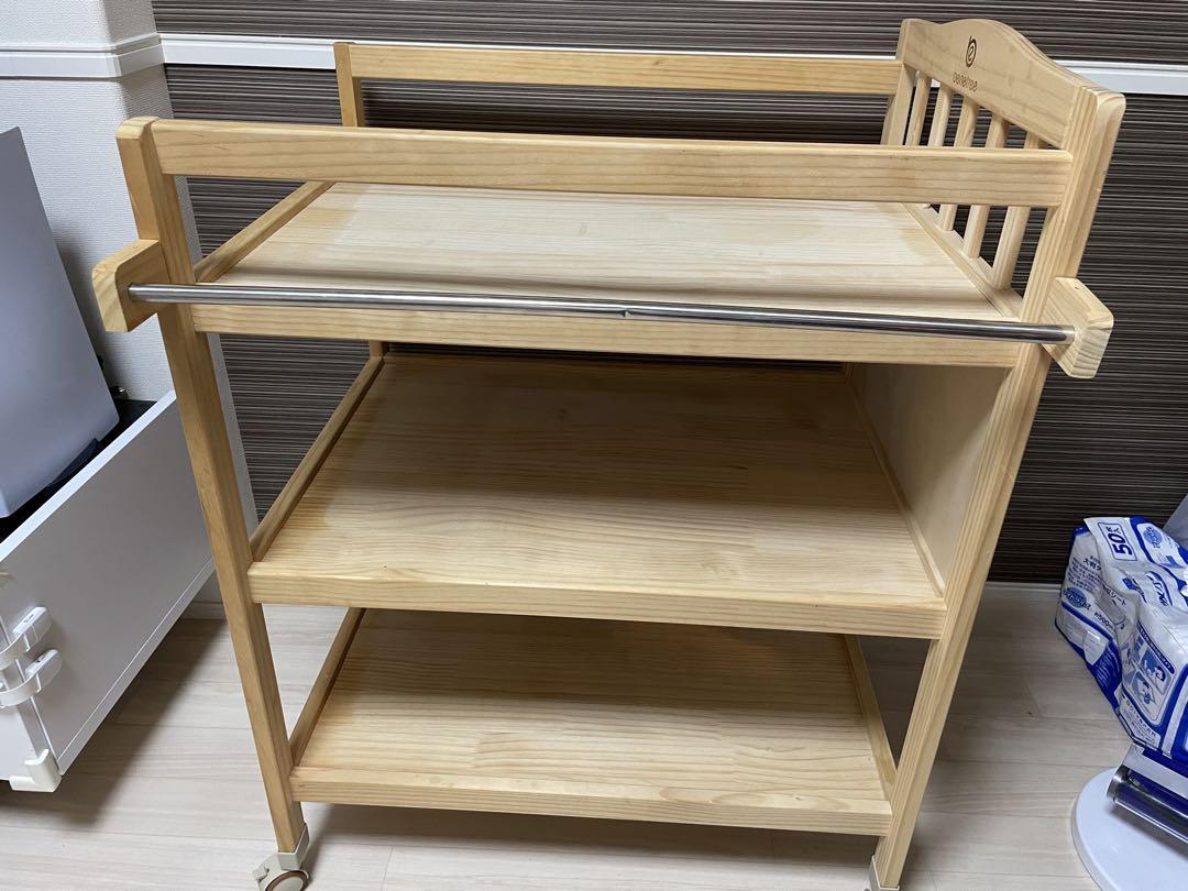 木製オムツ交換台