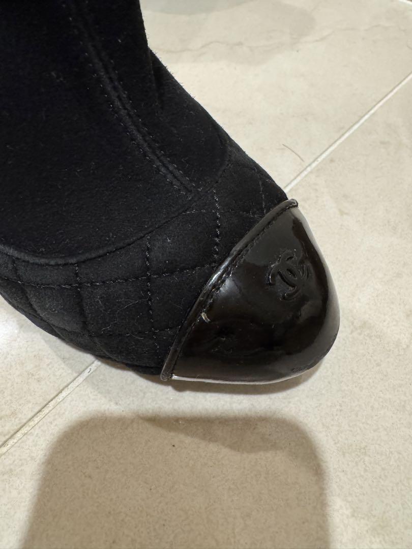 CHANEL ショットブーツ 正規品 37.0