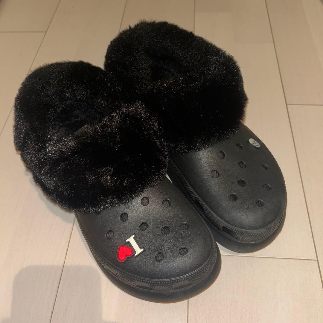 Crocs FUREVER CRUSH CLOG 男女兼用 黒 27cm27cm CROCS