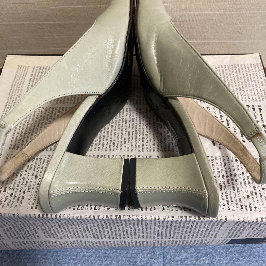 VIA SPIGA／バックストラップ・パンプス／22.5㎝