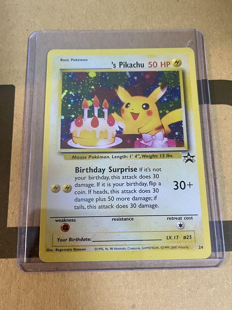 ポケモンカードゲーム Pikachu Birthday Suprise