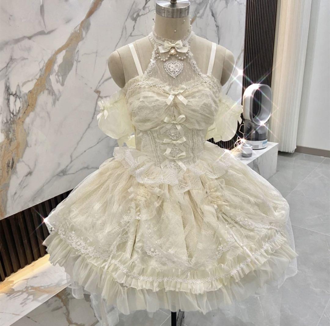 アイドル衣装 ワンピース ホワイト 白 アイボリー - e-life-sp.co.jp