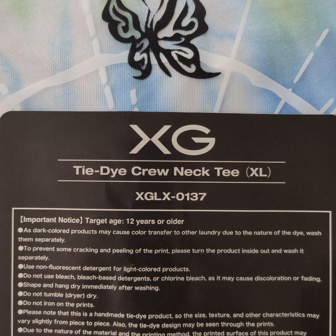 XG Tシャツ XL タイダイ Tie-Dye Crew Neck 公式グッズ