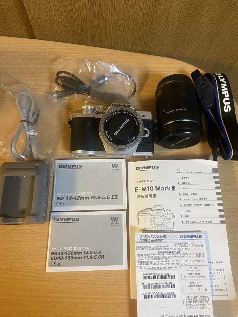 【美品】OLYMPUS OM-D EM10 MARK III ダブルズームキット