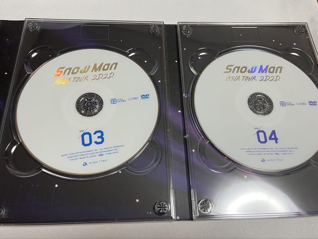 SnowMan ASIATOUR2D.2D. 初回盤 DVD 銀テ付き - メルカリ