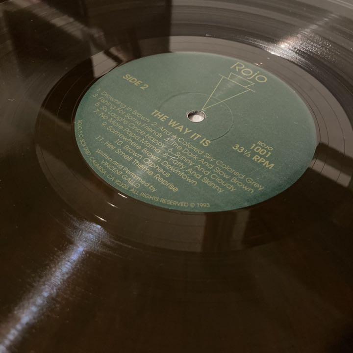 Vincent Gallo ヴィンセント・ギャロ 直筆サイン入りLPレコード