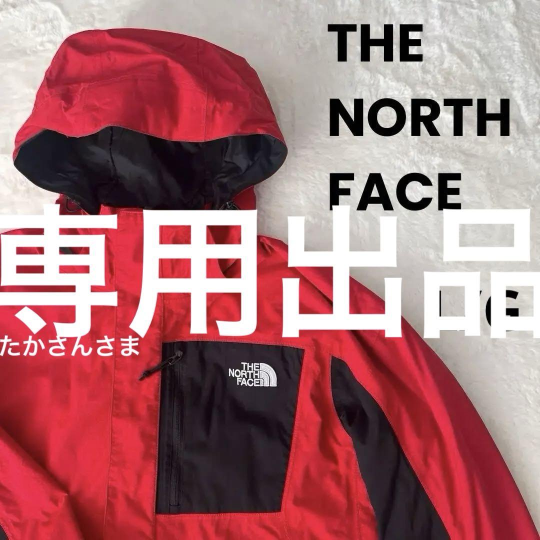 THE NORTH FACE マウンテンパーカー ナイロン　赤　LG