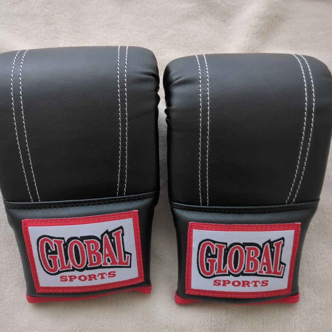 GLOBAL SPORTS ボクシンググローブ 黒 - メルカリ
