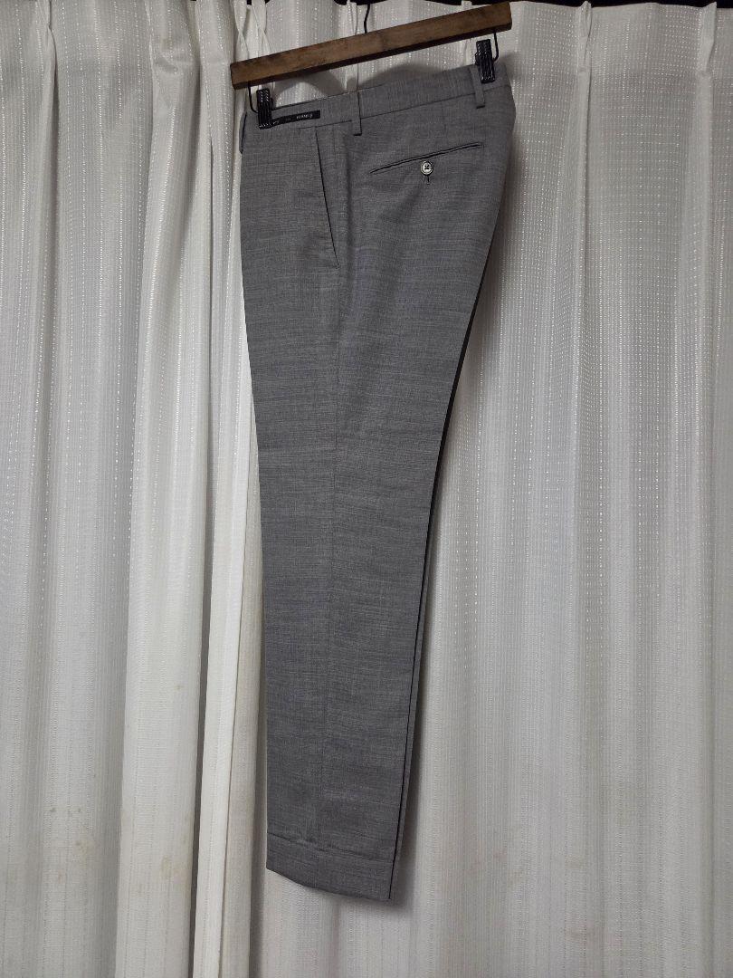 【美品】PT01　BEAMS F別注　SUPER SLIM　薄灰　46　春夏