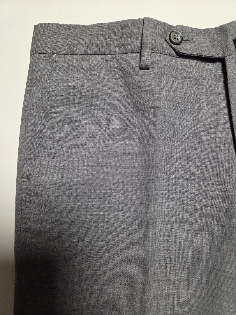 【美品】PT01　BEAMS F別注　SUPER SLIM　薄灰　46　春夏