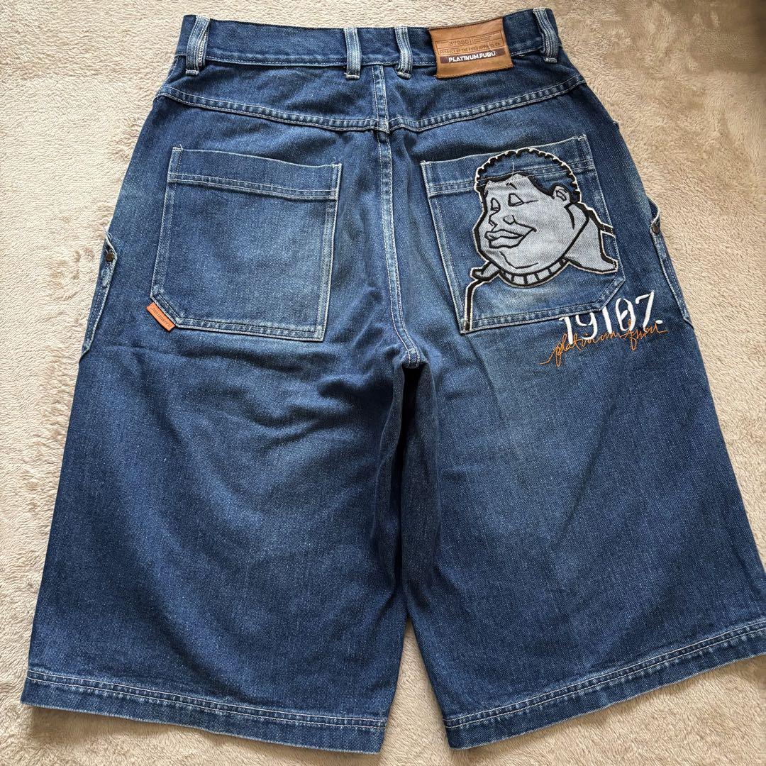 パンツ Platinum FUBU buggy shorts denim w34 Platinum FUBU buggy shorts denim w34 - メルカリ