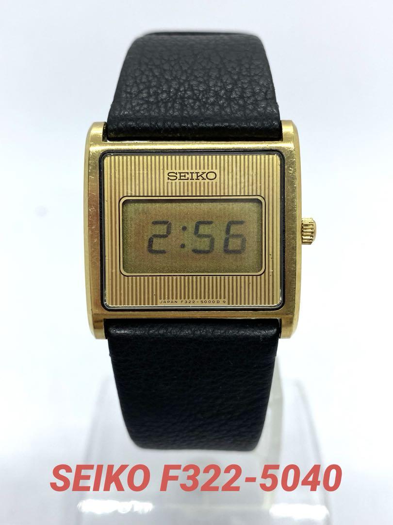 SEIKO セイコー デジタル腕時計 ゴールド/ブラック ヴィンテージ