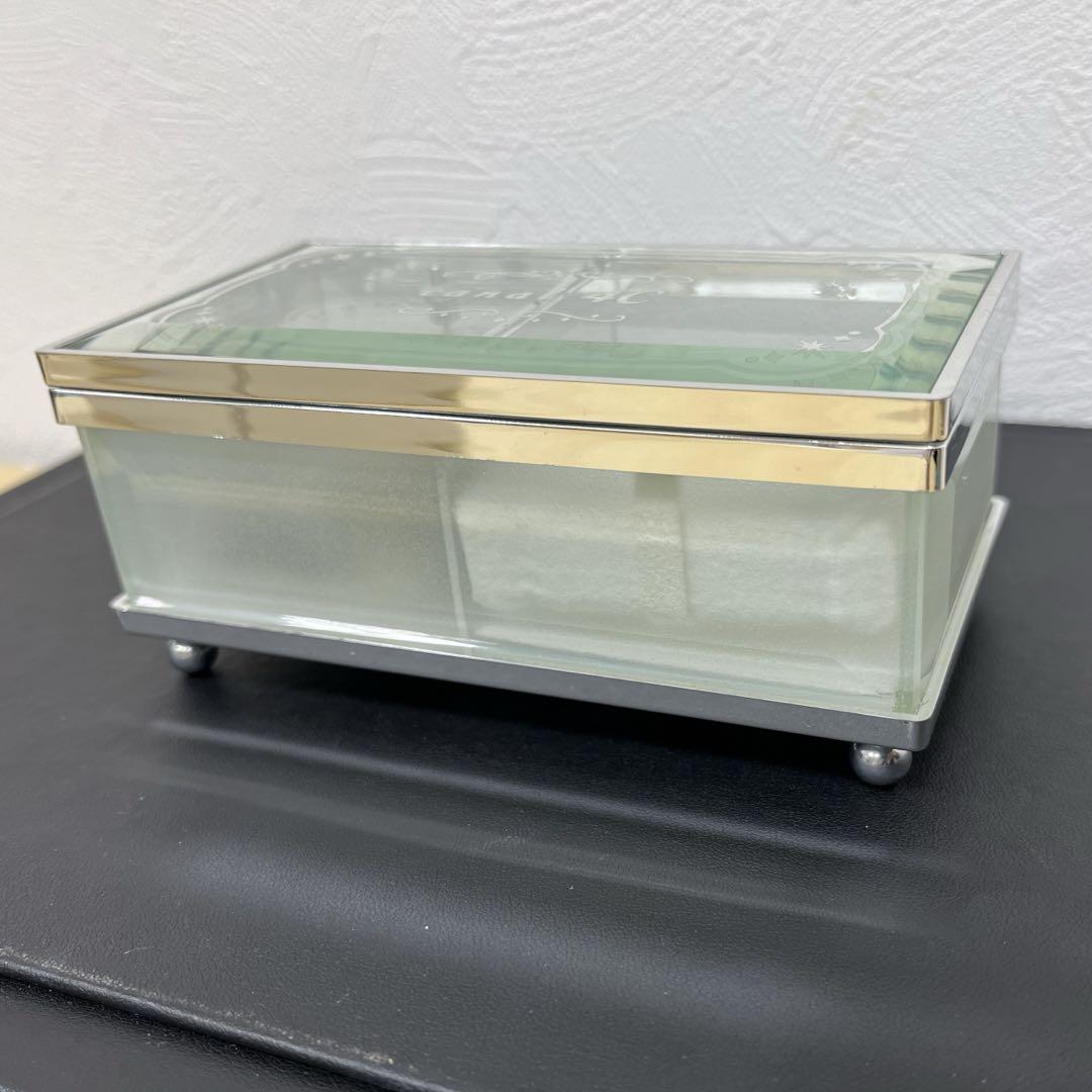 【美品】canal 4℃ K10ネックレス/オルゴール付ジュエリーケース