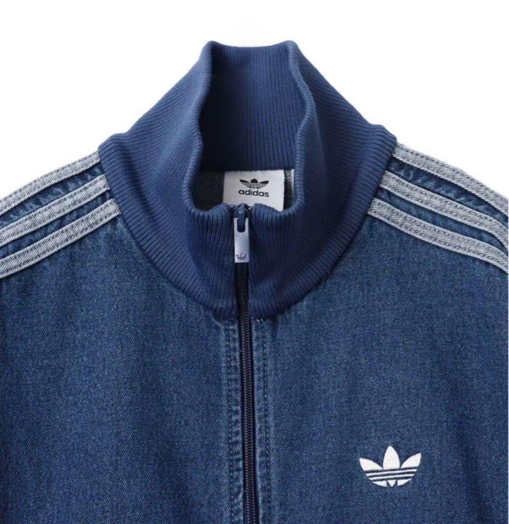 adidas アディダス デニム ジャージ ファイヤーバード XL - メルカリ adidas アディダス デニム ジャージ ファイヤーバード XL - メルカリ