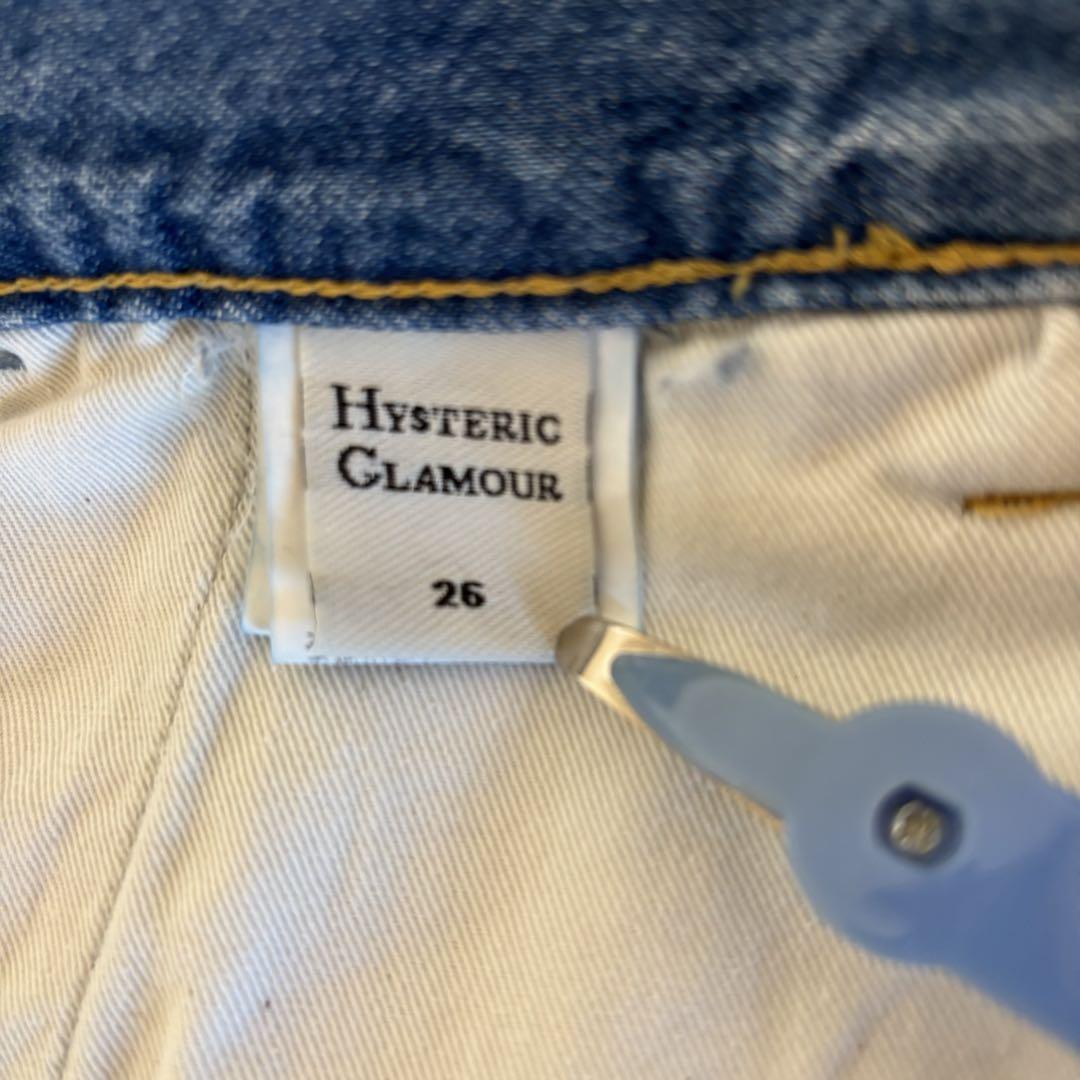 ヒステリックグラマー HYSTERIC GLAMOUR スクラッチデニムスカート