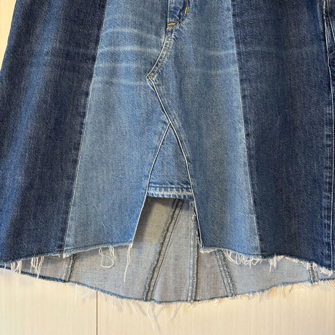 ヒステリックグラマー HYSTERIC GLAMOUR スクラッチデニムスカート