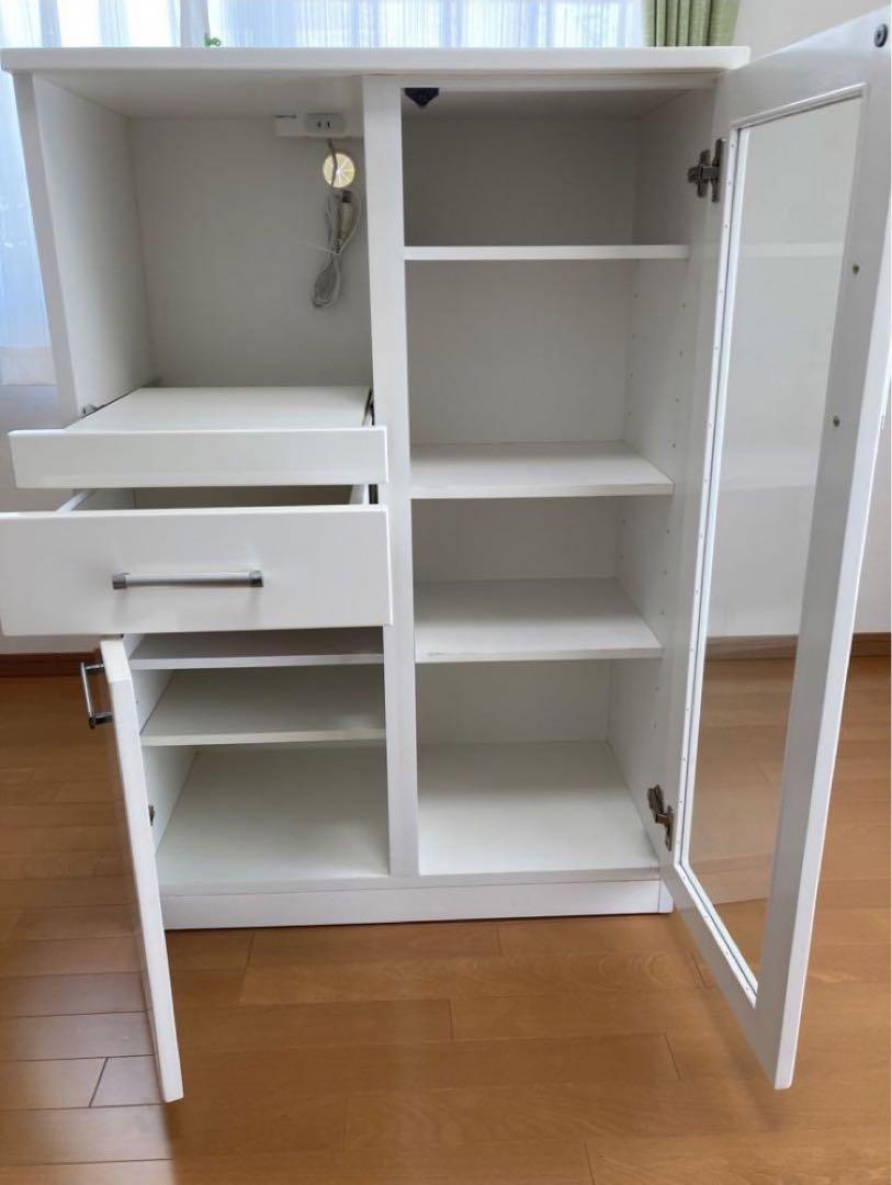 キッチン　レンジ台　収納