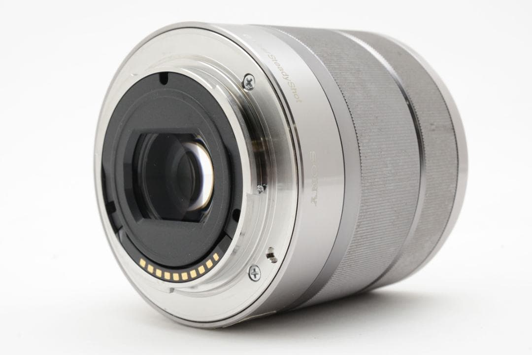 中古 １年保証 美品 SONY E 18-55mm F3.5-5.6 OSS SEL1855 ソニー カメラレンズ 18-55mm F3.5-5.6 SEL1855 シルバー SONY 中古 1