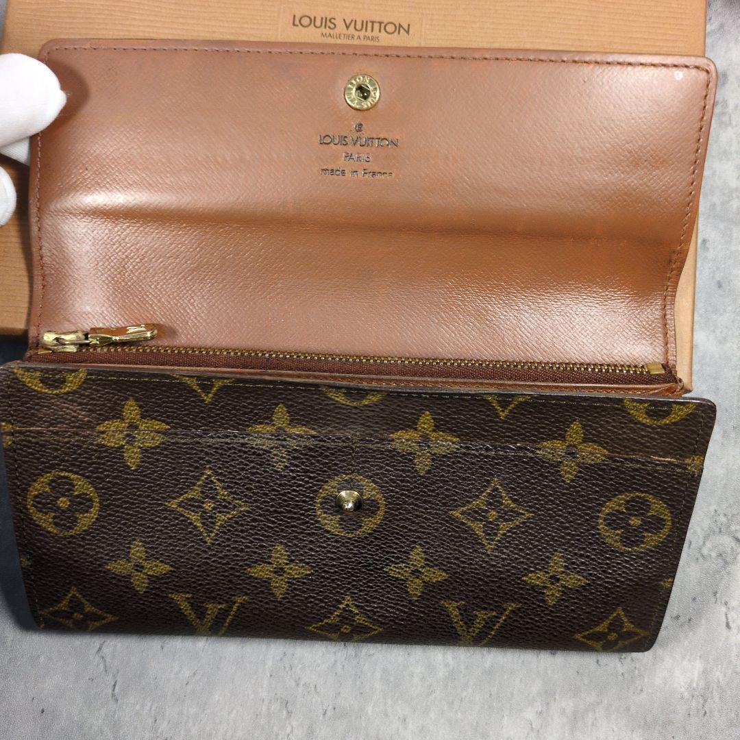 LOUIS VUITTON ルイ ヴィトン 長財布 ポシェットポルトモネクレディ