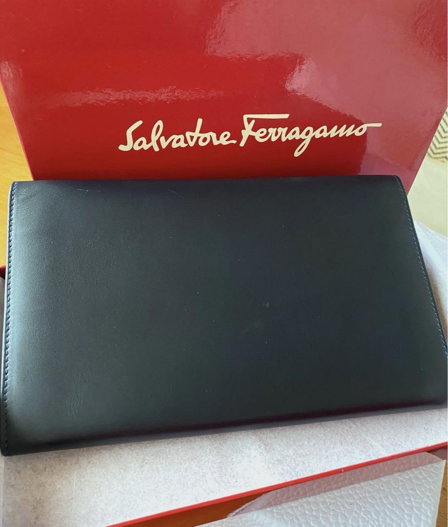 【セール】 美品 Salvatore Ferragamo 長財布 オーガナイザー クラッチ 小物