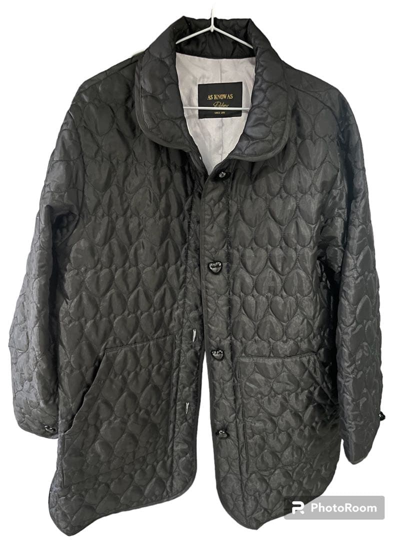 ハートキルティングコート