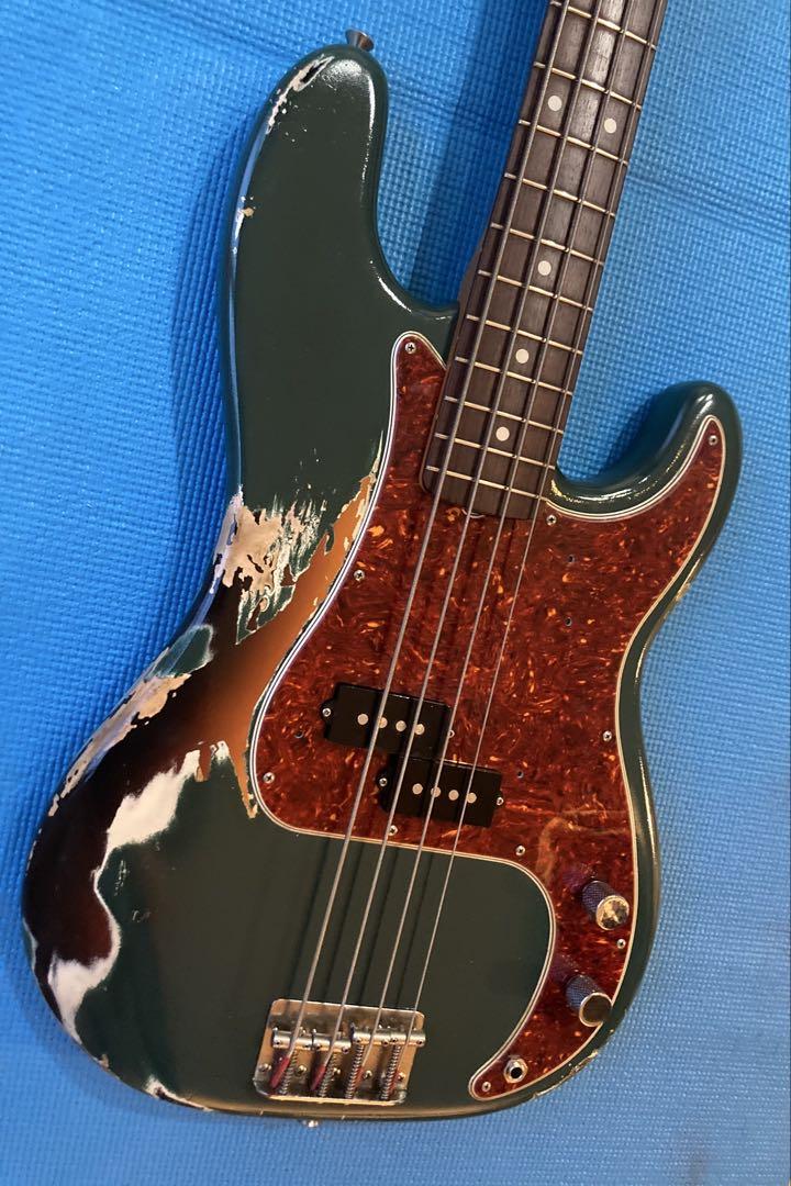 Fender Japan PB-57ニトロセルロースラッカー塗装　新品CTS使用