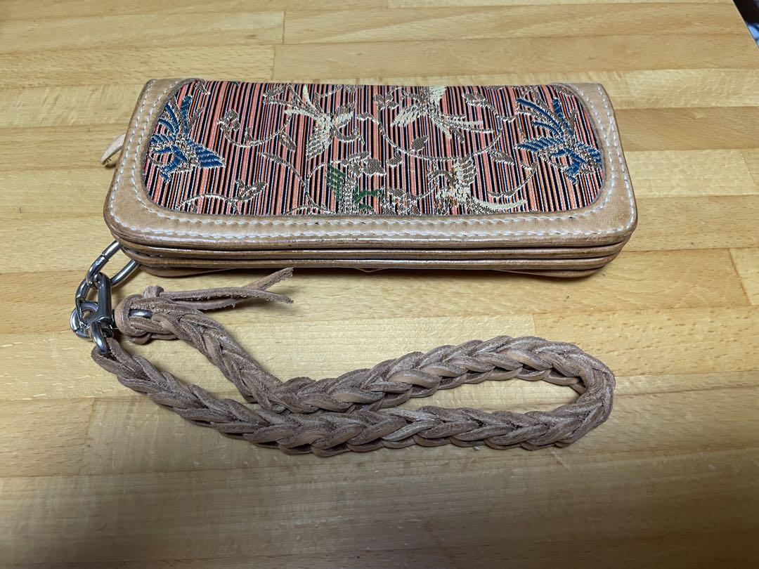 琉球レザー　財布　美品