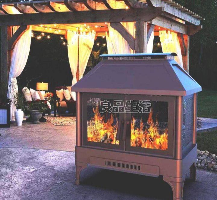 新品未使用♪即納★高級ファイヤーピット!たき火台♪BBQ♪屋外暖炉♪薪ストーブ！