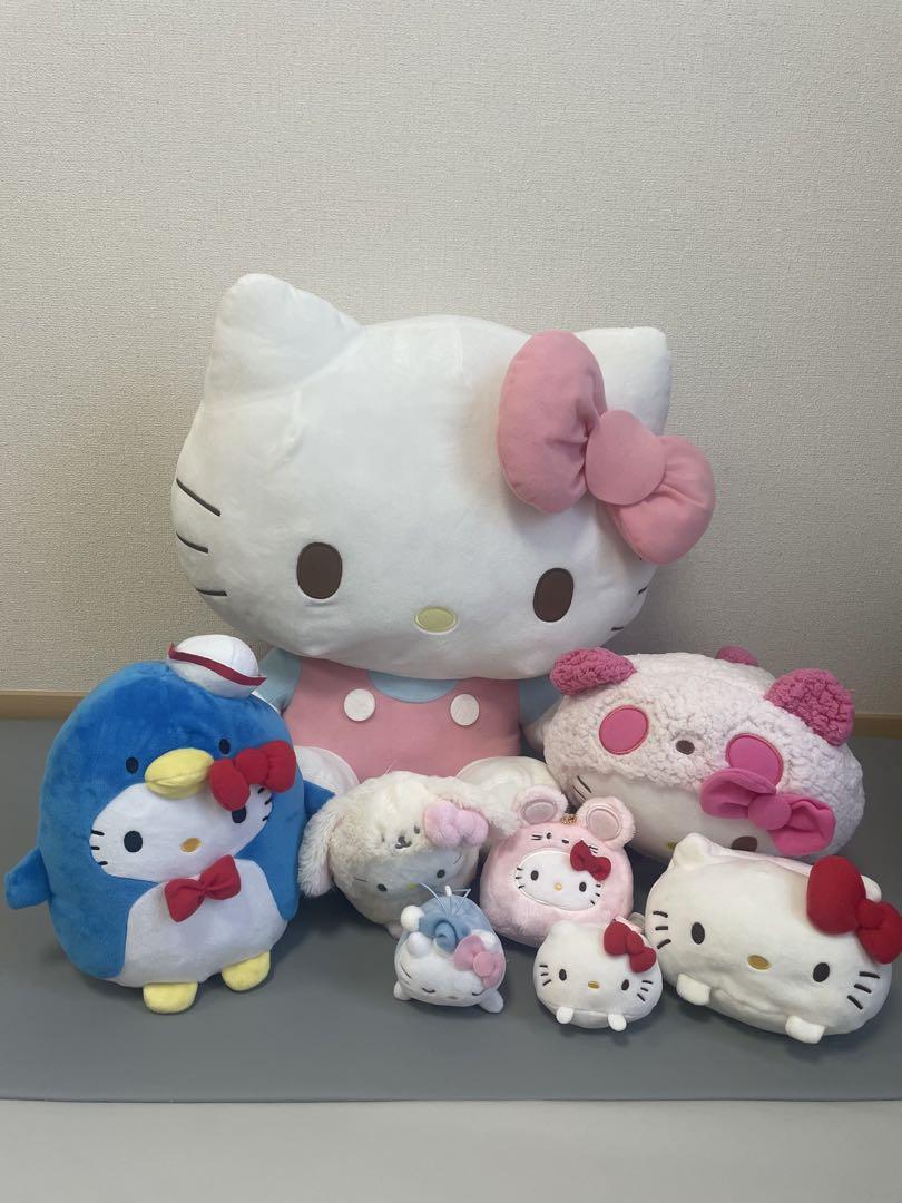 ［新品］ハローキティ　マスコットぬいぐるみ　5点セット ハローキティ 50周年記念 ぬいぐるみチャーム 5体セット