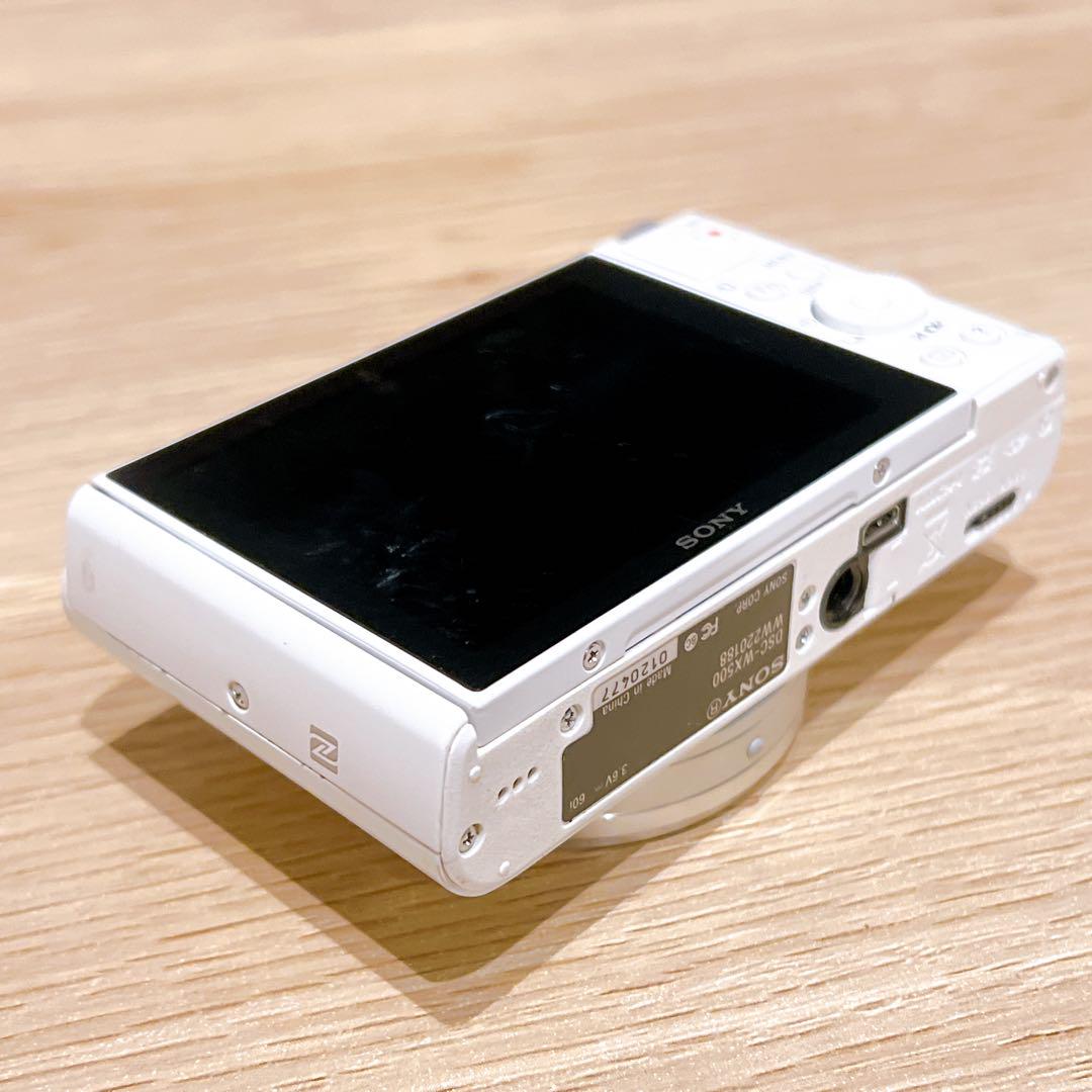 SONY DSC-WX500 デジタルカメラ ホワイト 30倍ズーム