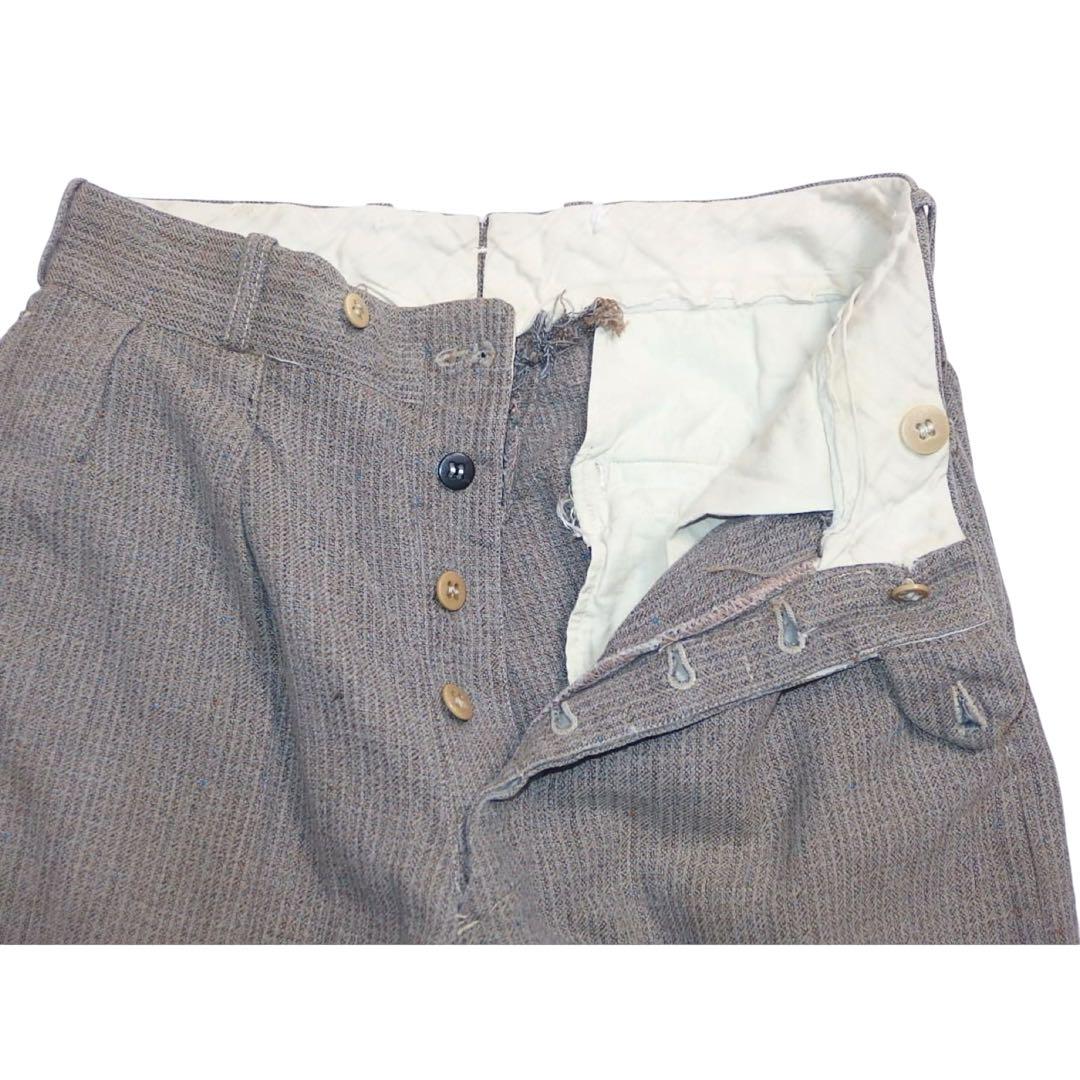 ▪️40’s【CINCH BACK】PANTS シンチバック アールデコ 40年代
