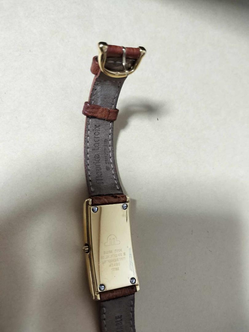 モーリスラクロア MouriceLacroix 純正ベルトゴールド 47495